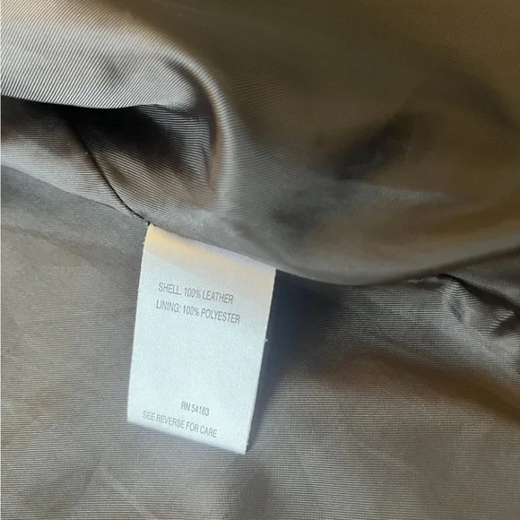 Calvin Klein Leather Moto Jacket Small - Picture 6 of 12